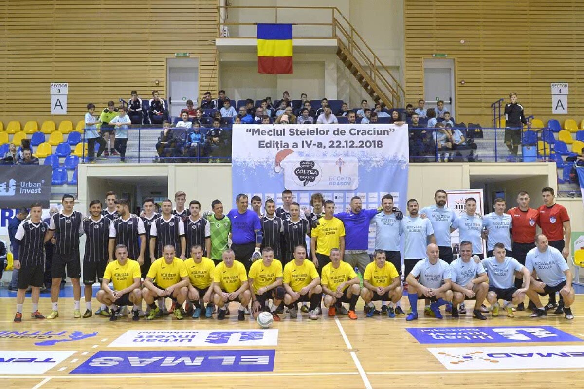 FOTO Spectacol în gala "Stelele Crăciunului" de la Brașov » Foști fotbaliști și vedete s-au adunat pentru a face o faptă bună