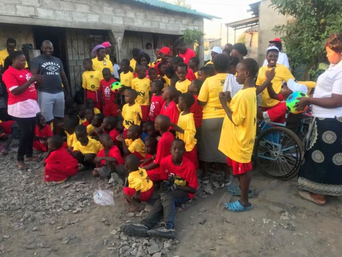 VIDEO+FOTO Gest superb al unui fotbalist din Liga 1! A donat bani și bunuri către copiii orfani din Zambia