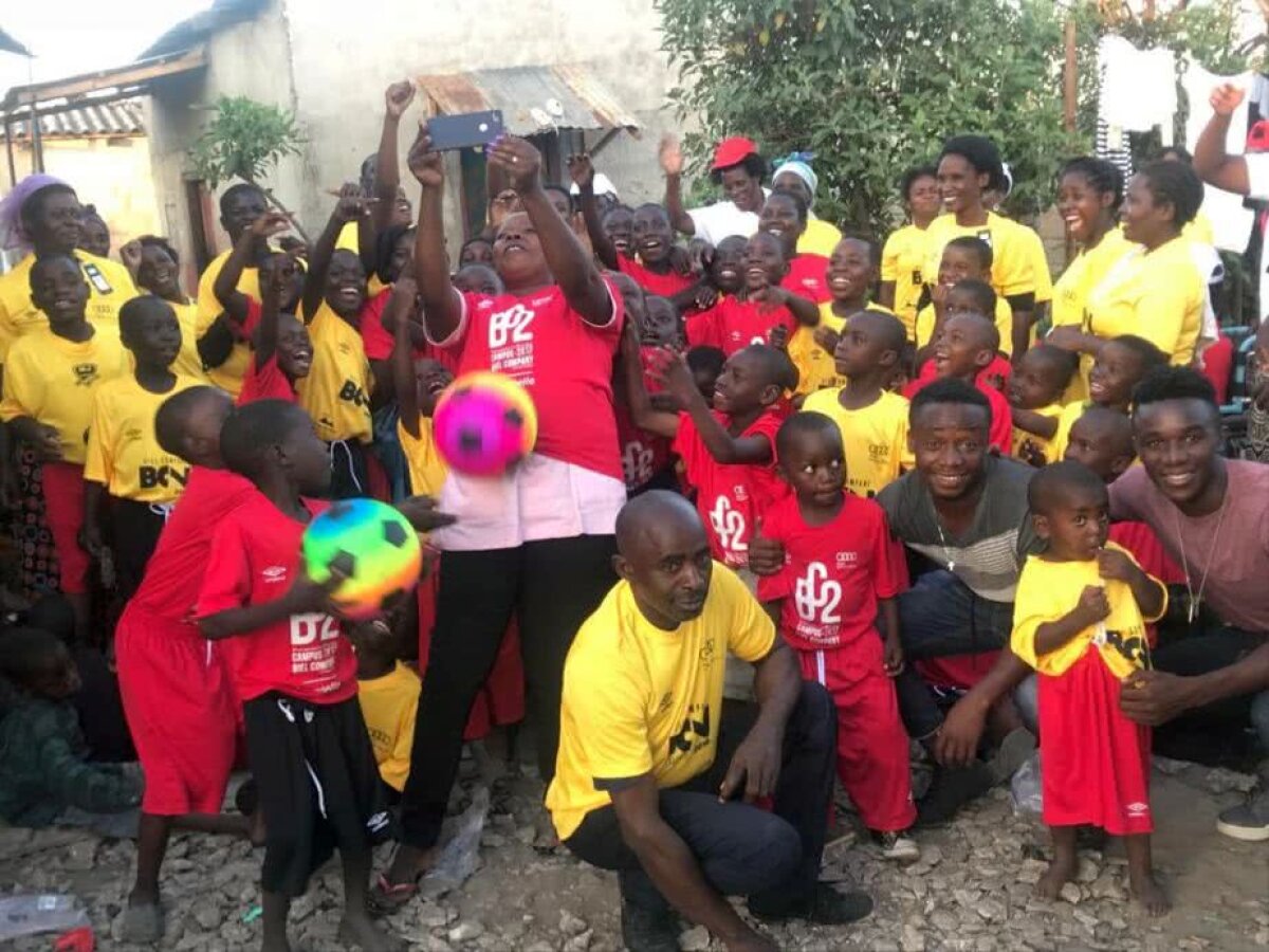 VIDEO+FOTO Gest superb al unui fotbalist din Liga 1! A donat bani și bunuri către copiii orfani din Zambia