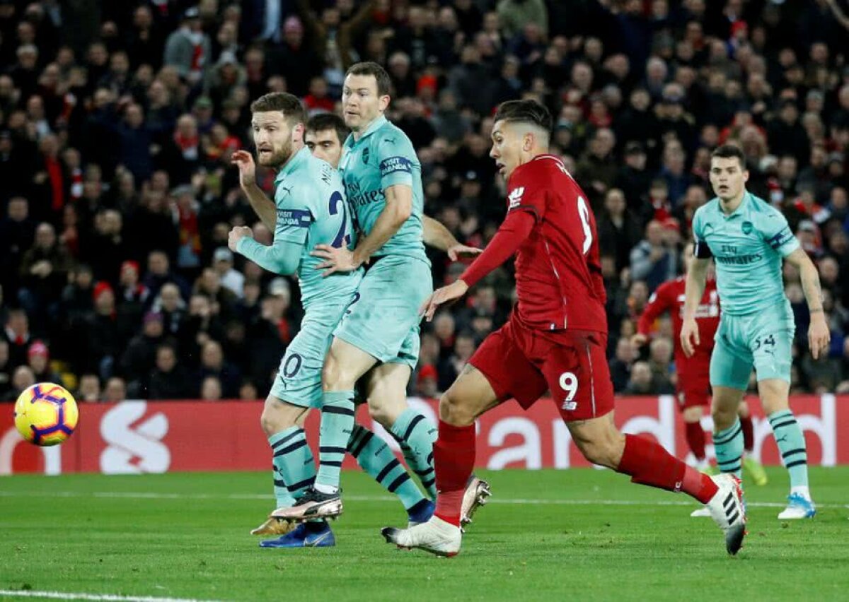 LIVERPOOL - ARSENAL 5-1 // FOTO Tăvălug spre primul titlu în Premier League » Jurgen Klopp și Firmino distrug apărarea catastrofală a "tunarilor"