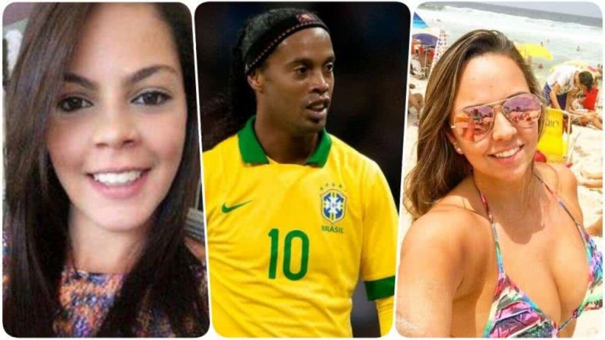 FOTO Viața lui Ronaldinho e o adevărată telenovelă! S-a împăcat cu cele două neveste și face Revelionul la Rio » Cum arată partenerele lui