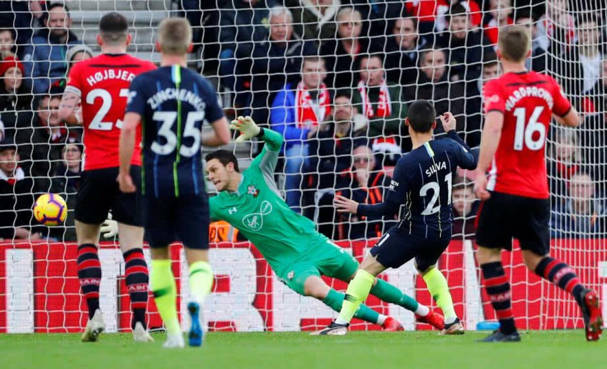 SOUTHAMPTON - MANCHESTER CITY 1-3 //  VIDEO + FOTO Echipa lui Guardiola nu renunță la lupta pentru titlu și e gata de meciul cu Liverpool!