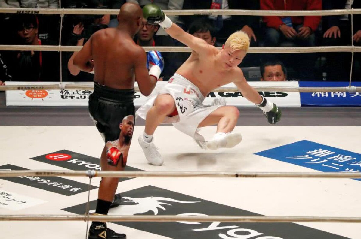 Mayweather vs Nasukawa // VIDEO+FOTO CIRC de 9 milioane de dolari » Mayweather și-a făcut KO rivalul din demonstrativ după ce a întârziat 3 ore și a încălcat toate înțelegerile