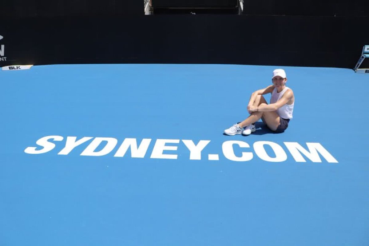 FOTO Simona Halep e gata pentru debutul în 2019 » Ce oameni are în staff pentru turneul de la Sydney