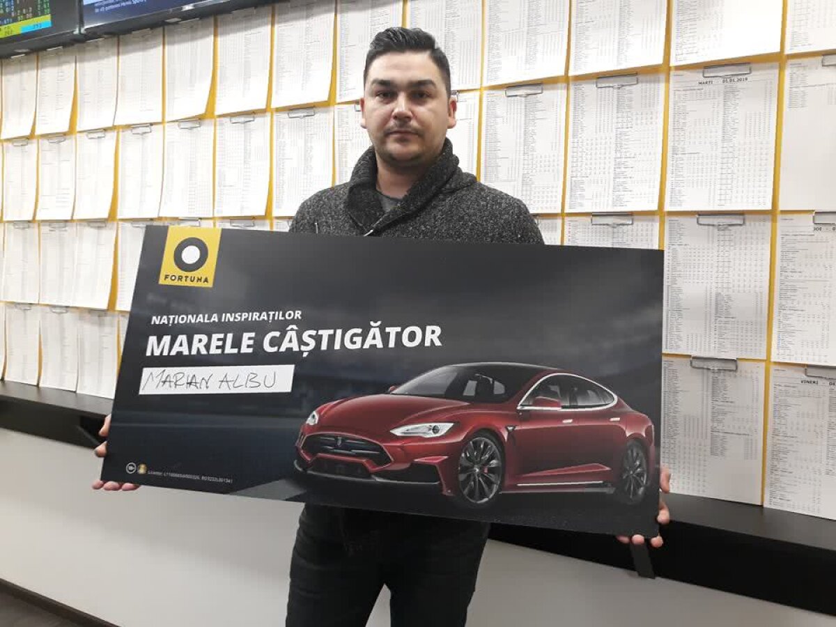 A câștigat o mașină Tesla și a devenit superstarul Naționalei Inspiraților la Fortuna 