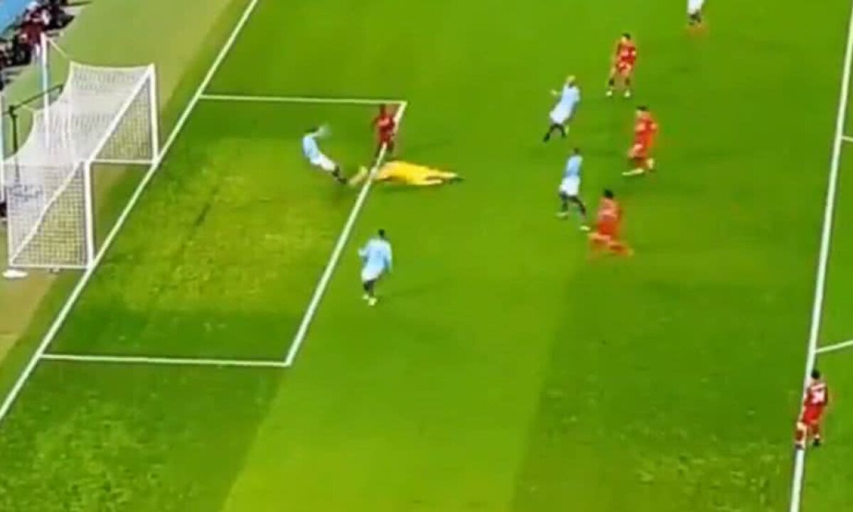 MANCHESTER CITY - LIVERPOOL 2-1 // FOTO Moment ireal în minutul 17 » Încă un centimetru și era gol, la capătul unei faze antologice!