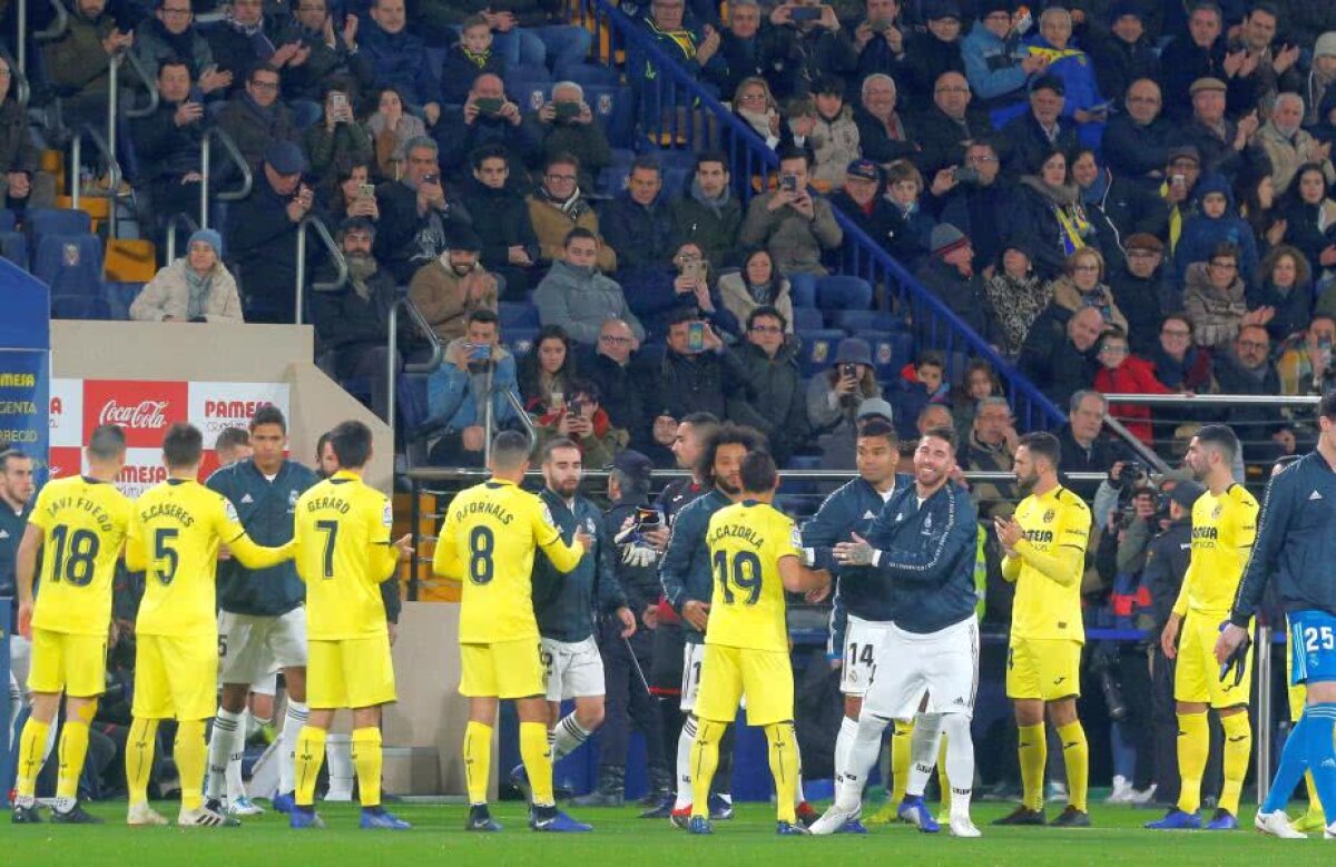 VILLARREAL - REAL MADRID 2-2 // Spectacol în primul meci al anului din La Liga! "Dubla" lui Cazorla îi interzice Realului prima victorie din 2019