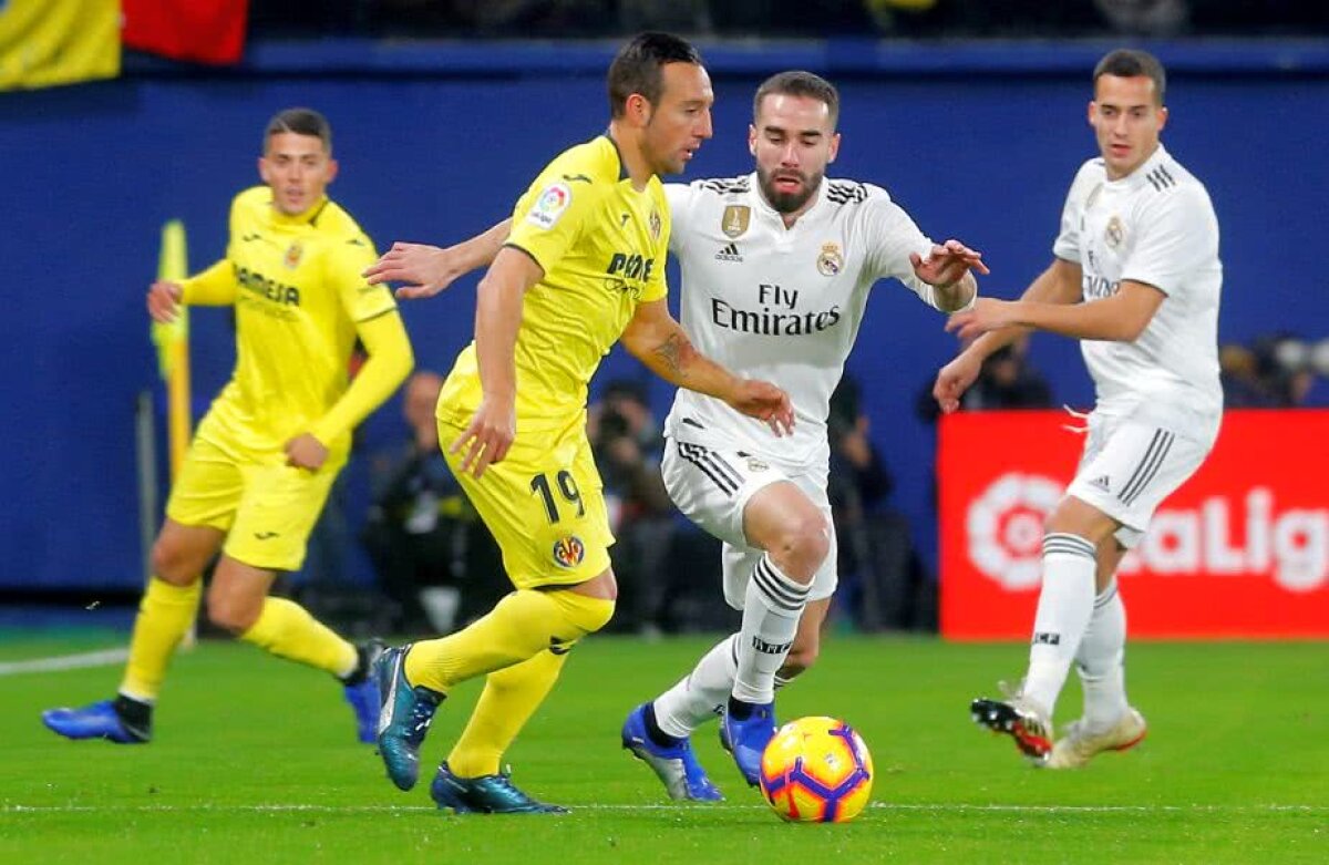 VILLARREAL - REAL MADRID 2-2 // Spectacol în primul meci al anului din La Liga! "Dubla" lui Cazorla îi interzice Realului prima victorie din 2019