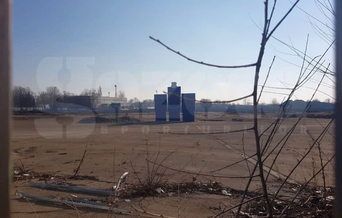 FOTO EXCLUSIV Ghencea, bun de arat și semănat :) » Am fost astăzi la stadionul Stelei, la 4 luni de la startul demolării, iar lucrările sunt în toi