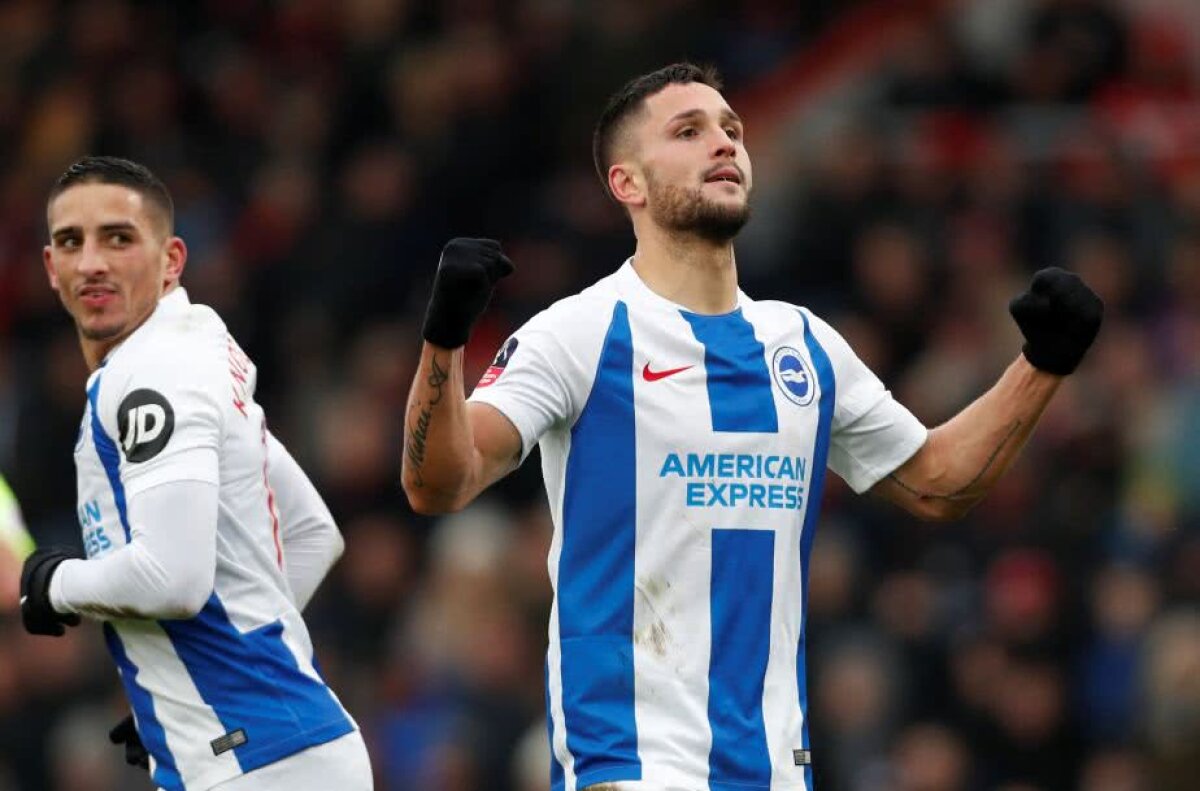 VIDEO + FOTO Florin Andone, gol pentru Brighton în Cupa Angliei! Un alt român a fost rezervă