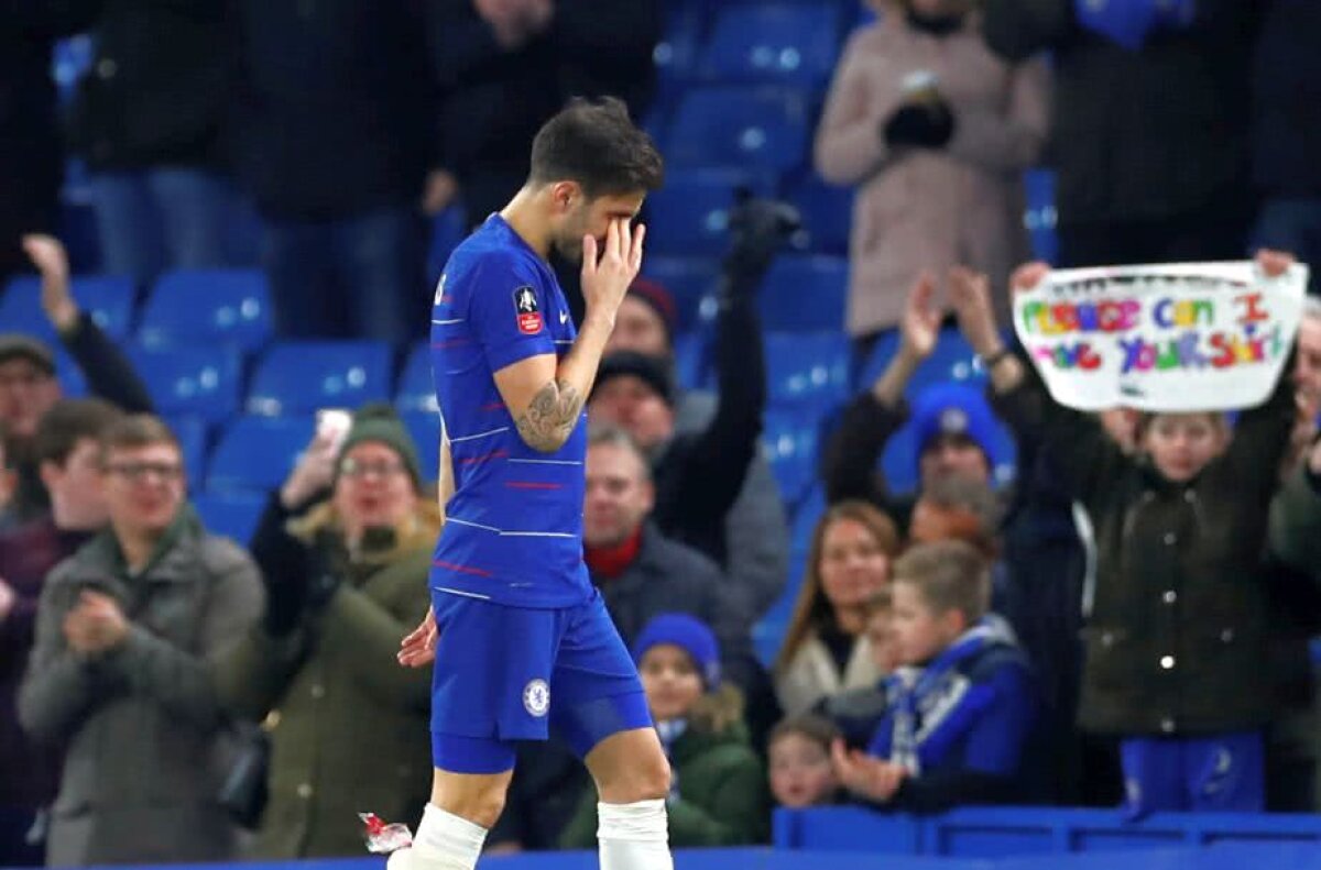 FOTO EMOȚIONANT! Lacrimi și aplauze la despărțirea lui Cesc Fabregas de Chelsea » Cifrele fabuloase atinse în Anglia + semnează azi cu noua echipă