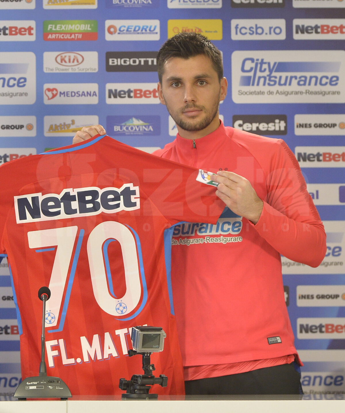 VIDEO Motivul amuzant pentru care Florentin Matei a ales tricoul cu numărul 70 + Ce spune despre momentul când a părăsit Steaua: "Am făcut o alegere bună"