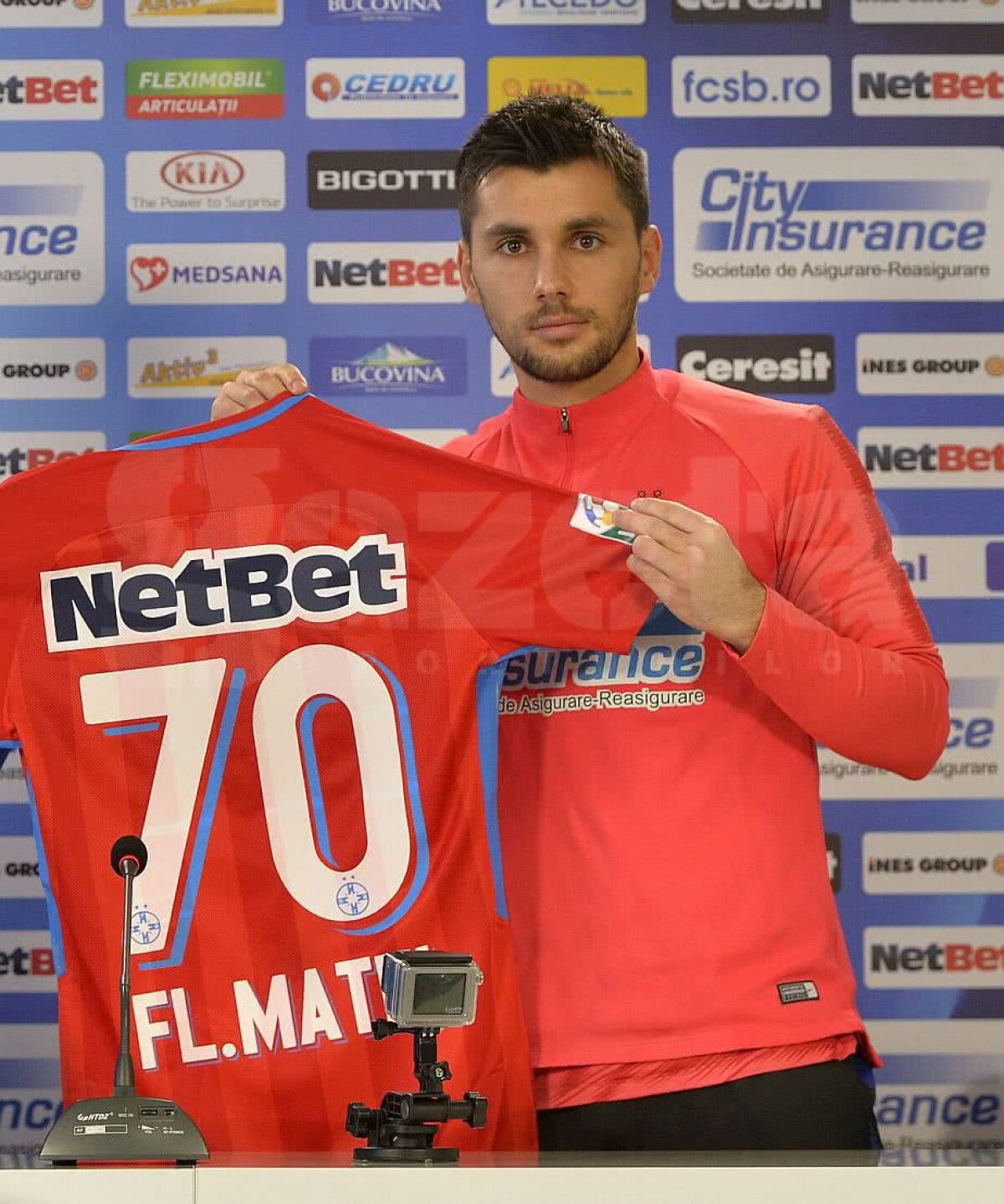 VIDEO Motivul amuzant pentru care Florentin Matei a ales tricoul cu numărul 70 + Ce spune despre momentul când a părăsit Steaua: "Am făcut o alegere bună"