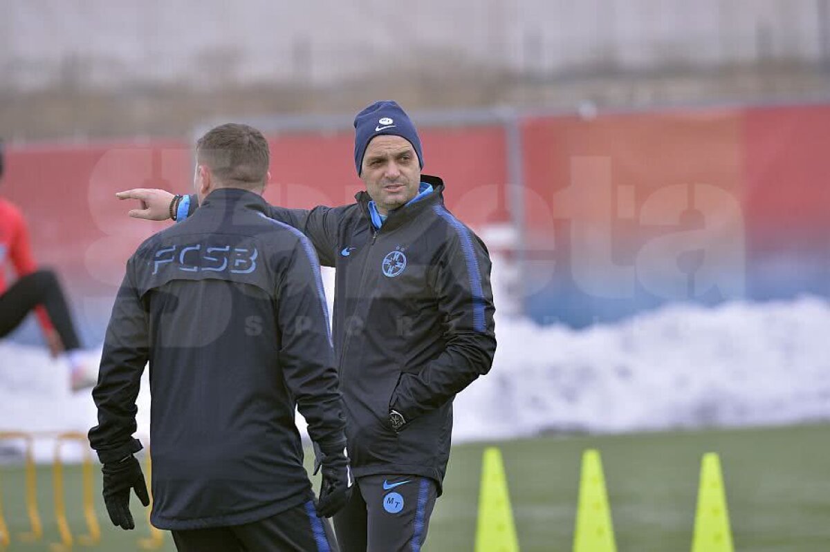 GALERIE FOTO Imagini de la antrenamentul FCSB-ului de azi! Teja și Matei, din nou în echipamentul roș-albaștrilor 
