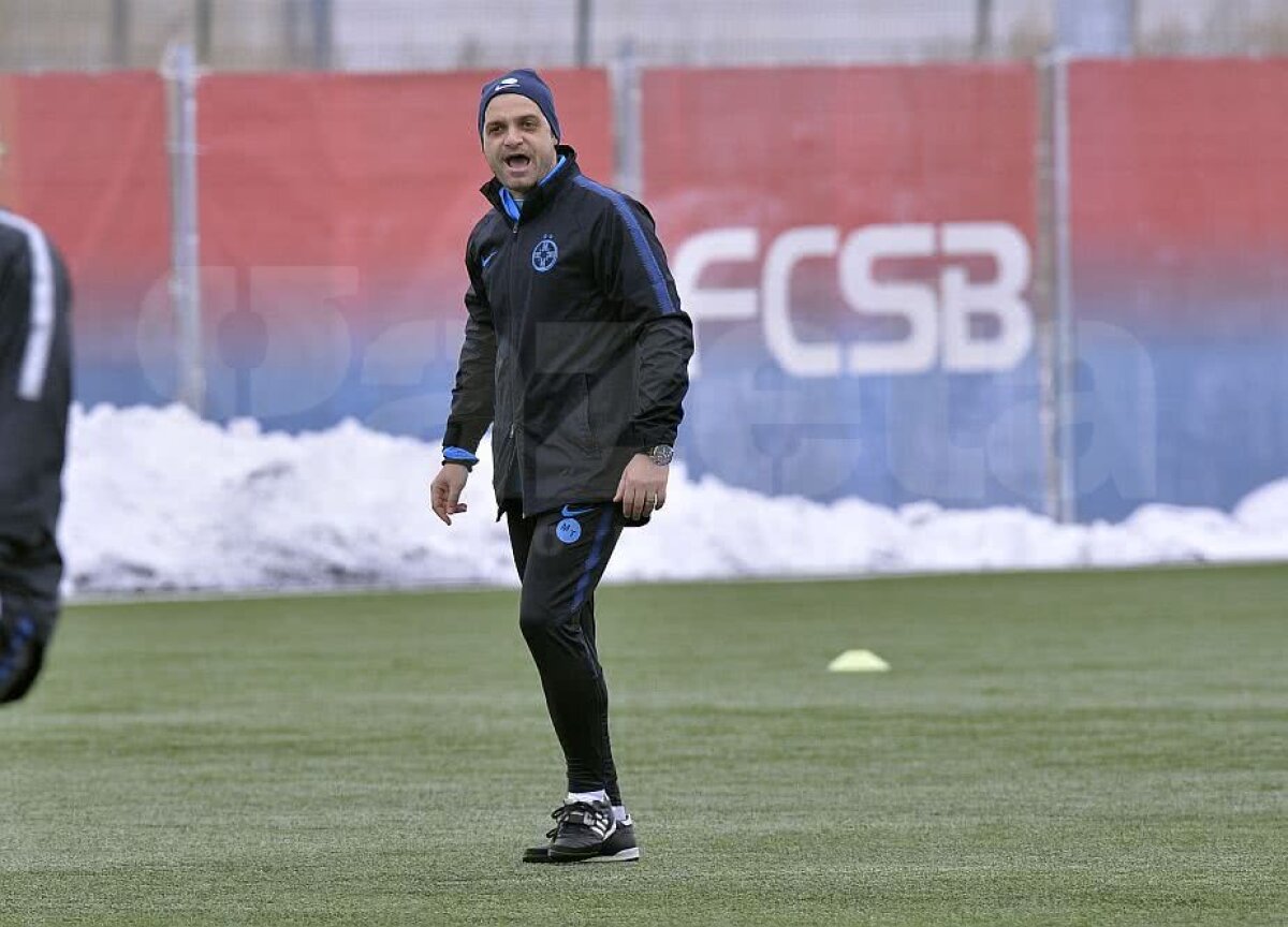 GALERIE FOTO Imagini de la antrenamentul FCSB-ului de azi! Teja și Matei, din nou în echipamentul roș-albaștrilor 