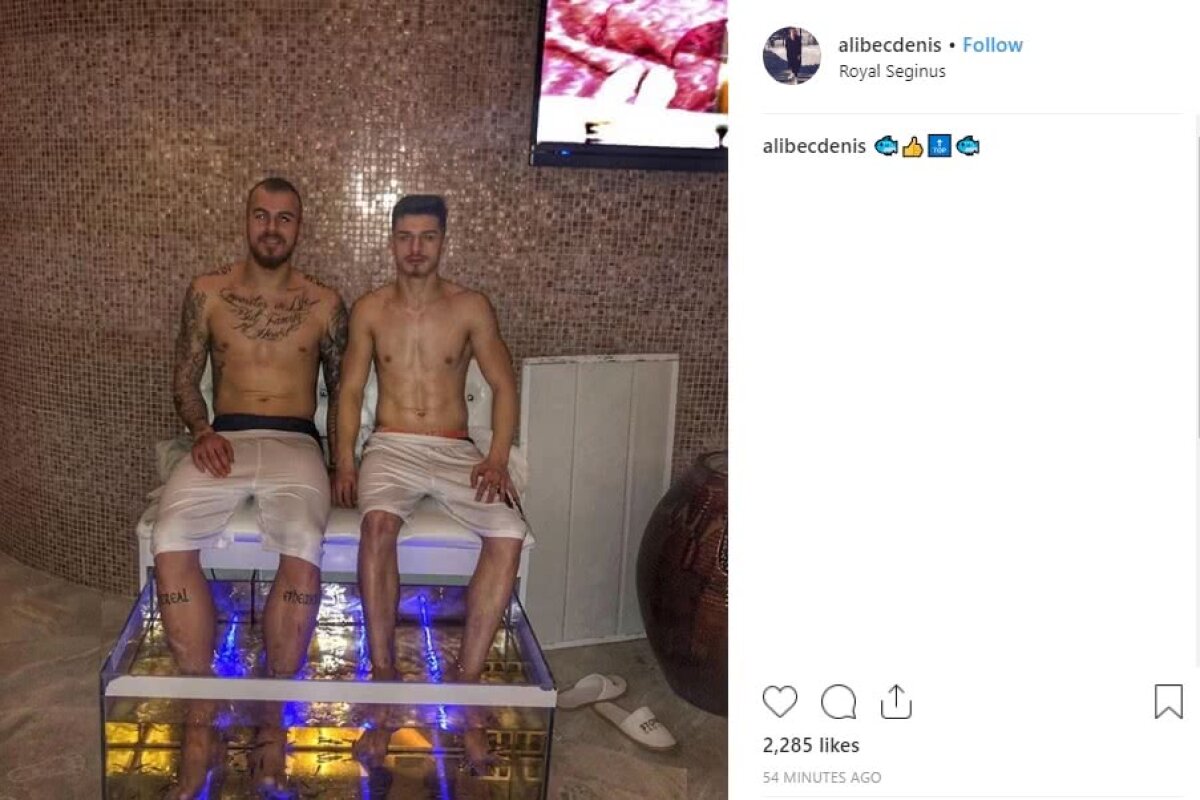 FOTO Denis Alibec și imaginea inedită cu care a făcut senzație, postată din cantonament » Peste 2.000 de like-uri în mai puțin de o oră