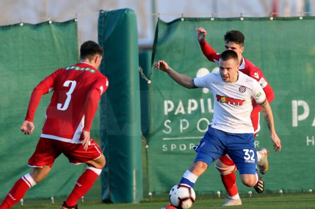 DINAMO - HAJDUK SPLIT 0-2 // VIDEO + FOTO Înfrângere pentru Dinamo în primul amical al iernii »„Câinii” n-au avut nicio șansă contra lui Hajduk Split