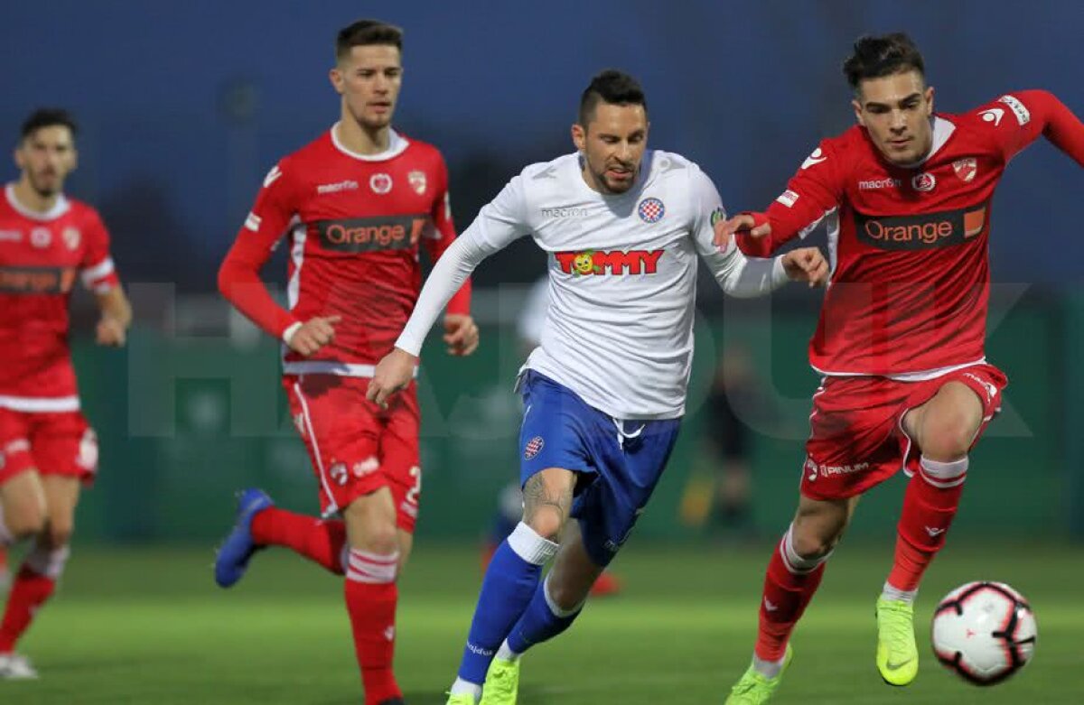 DINAMO - HAJDUK SPLIT 0-2 // Jucătorul cu care și-a pierdut răbdarea Mircea Rednic contra lui Hajduk Split: „Joci numai în exterioare și devieri, numai la ei dai mingea”
