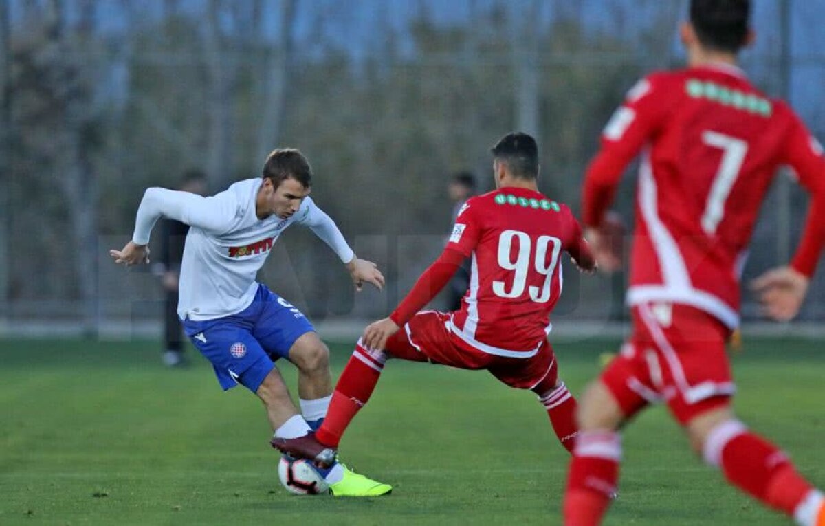 DINAMO - HAJDUK SPLIT 0-2 // Jucătorul cu care și-a pierdut răbdarea Mircea Rednic contra lui Hajduk Split: „Joci numai în exterioare și devieri, numai la ei dai mingea”