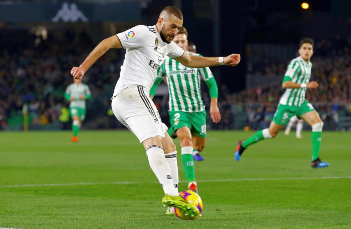 BETIS SEVILLA - REAL MADRID 1-2 // Real Madrid, victorie dramatică pe terenul lui Betis » Santiago Solari, salvat de o superexecuție în minutul 88