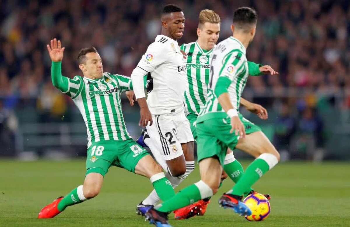 BETIS SEVILLA - REAL MADRID 1-2 // Real Madrid, victorie dramatică pe terenul lui Betis » Santiago Solari, salvat de o superexecuție în minutul 88
