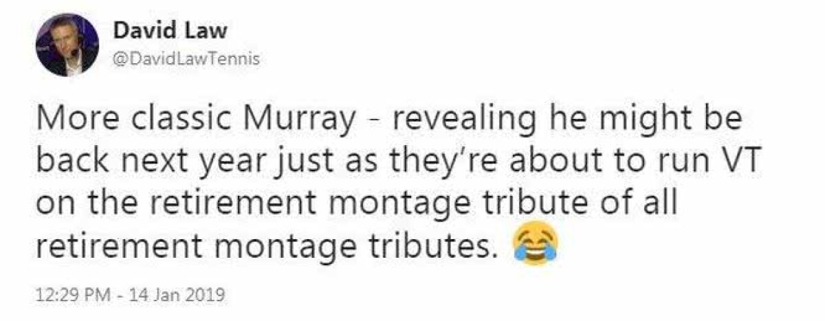 AUSTRALIAN OPEN 2019 // Moment penibil pentru Andy Murray! Ce au pus organizatorii pe ecrane, când britanicul vorbea despre amânarea retragerii