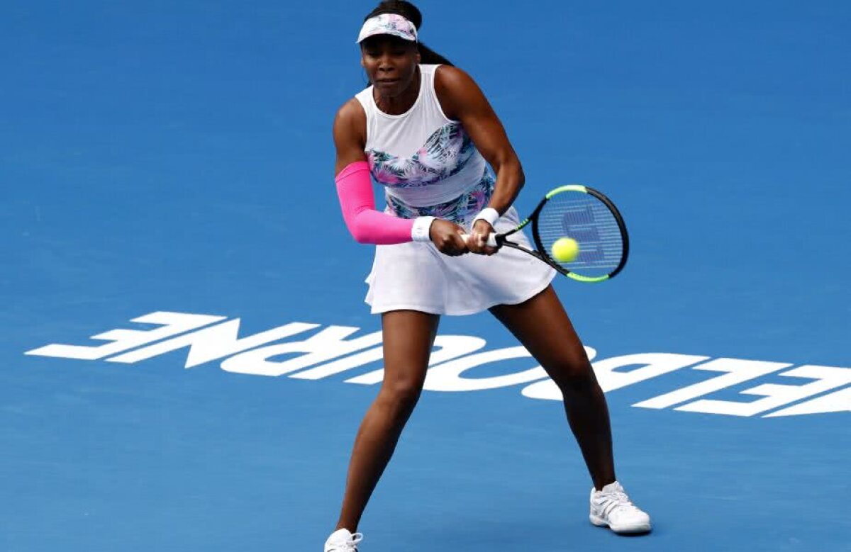 MIHAELA BUZĂRNESCU - VENUS WILLIAMS  7-6 (3), 6-7 (3), 2-6 // FOTO Mihaela a luptat admirabil în fața americancei la Australian Open, dar a căzut în decisiv, după aproape 3 ore de joc