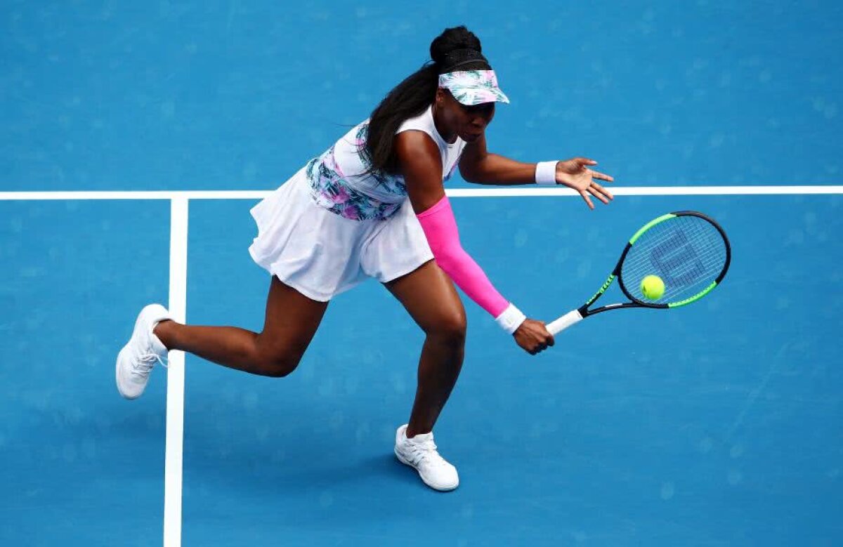 MIHAELA BUZĂRNESCU - VENUS WILLIAMS  7-6 (3), 6-7 (3), 2-6 // FOTO Mihaela a luptat admirabil în fața americancei la Australian Open, dar a căzut în decisiv, după aproape 3 ore de joc