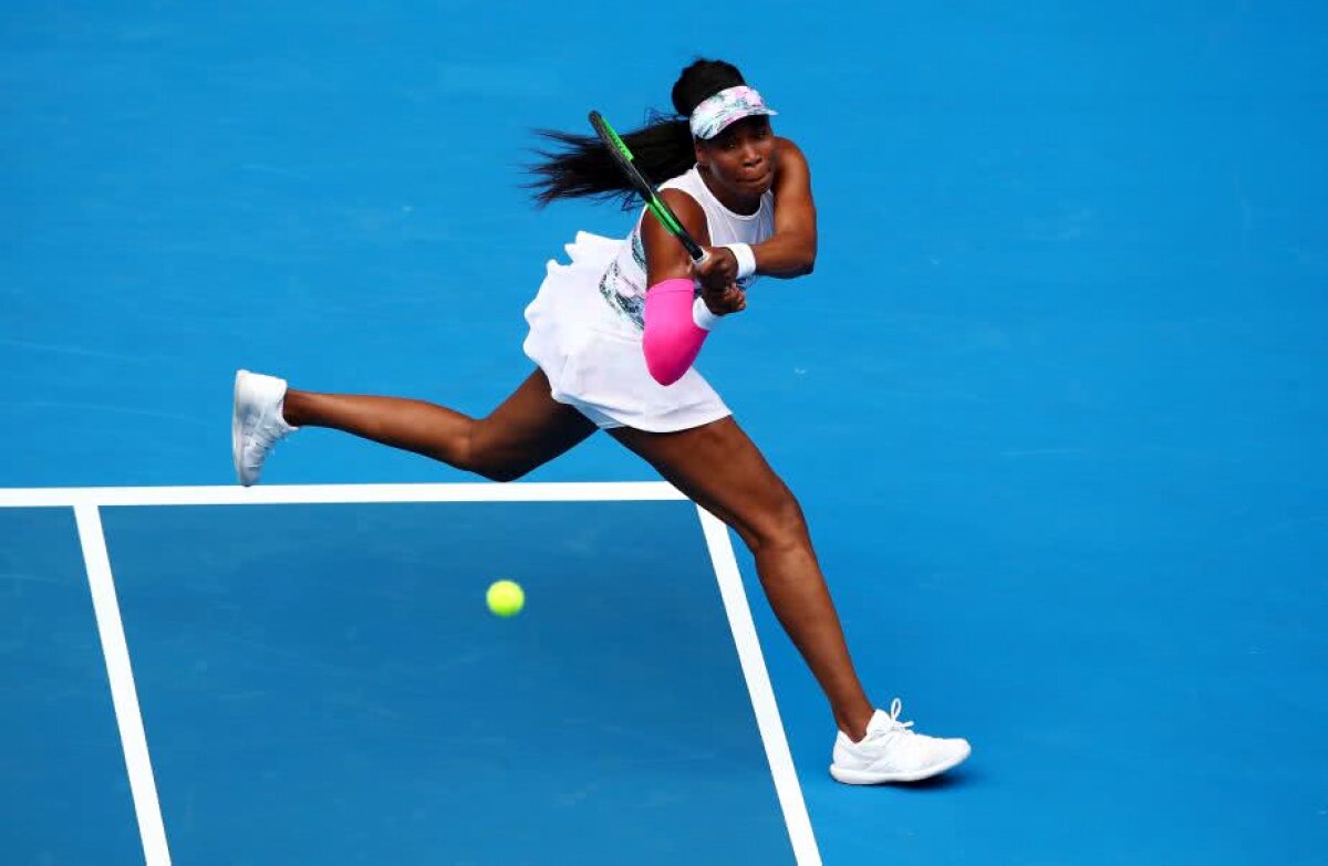 MIHAELA BUZĂRNESCU - VENUS WILLIAMS  7-6 (3), 6-7 (3), 2-6 // FOTO Mihaela a luptat admirabil în fața americancei la Australian Open, dar a căzut în decisiv, după aproape 3 ore de joc