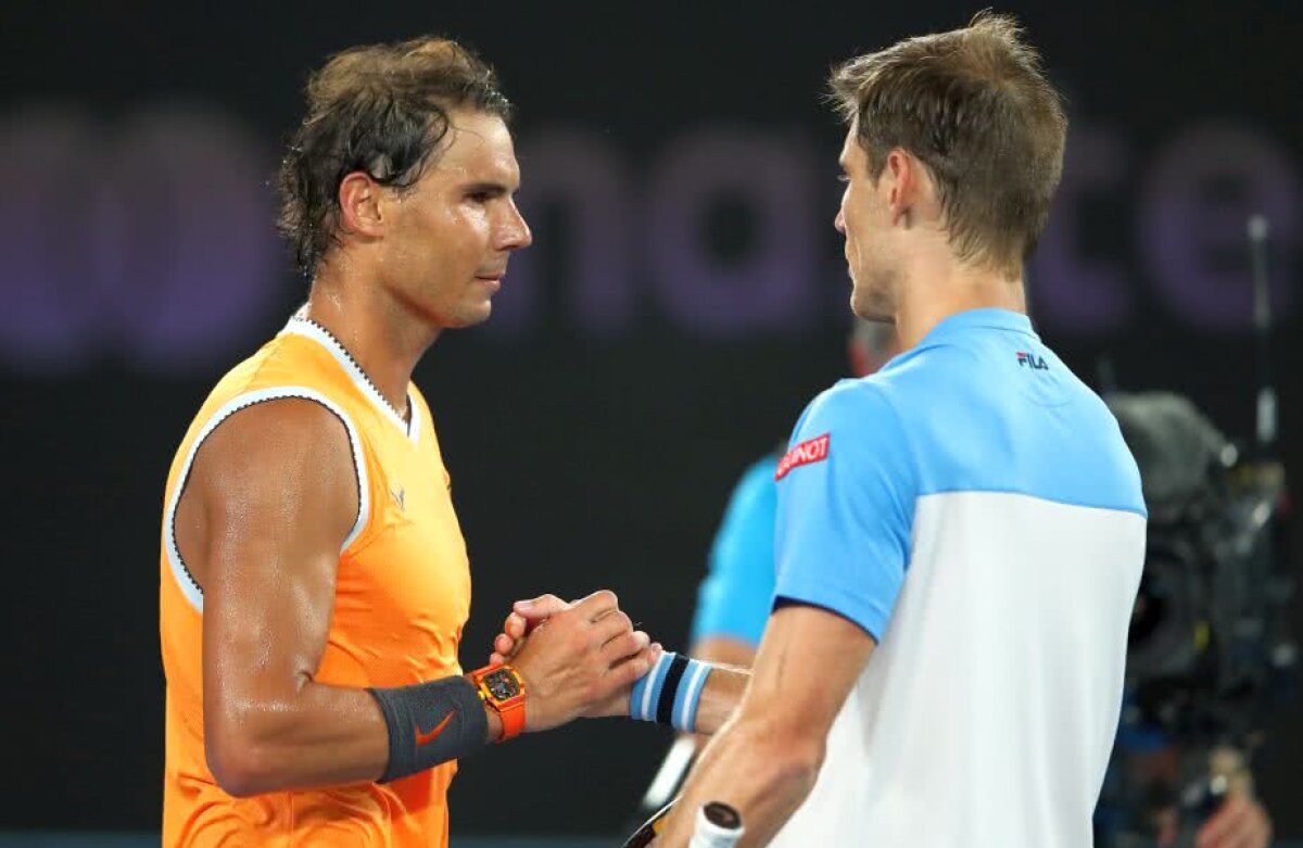 RAFAEL NADAL // Victorie dominantă pentru Nadal la Australian Open: va înfrunta în turul III marea speranță a tenisului