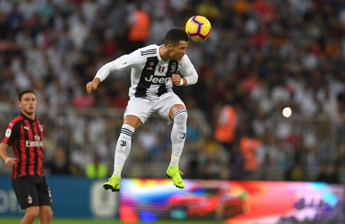 SUPERCUPA ITALIEI // FOTO » Juventus a câștigat Supercupa Italiei, 1-0 cu AC Milan » Cristiano Ronaldo a marcat și a cucerit primul trofeu în Italia!