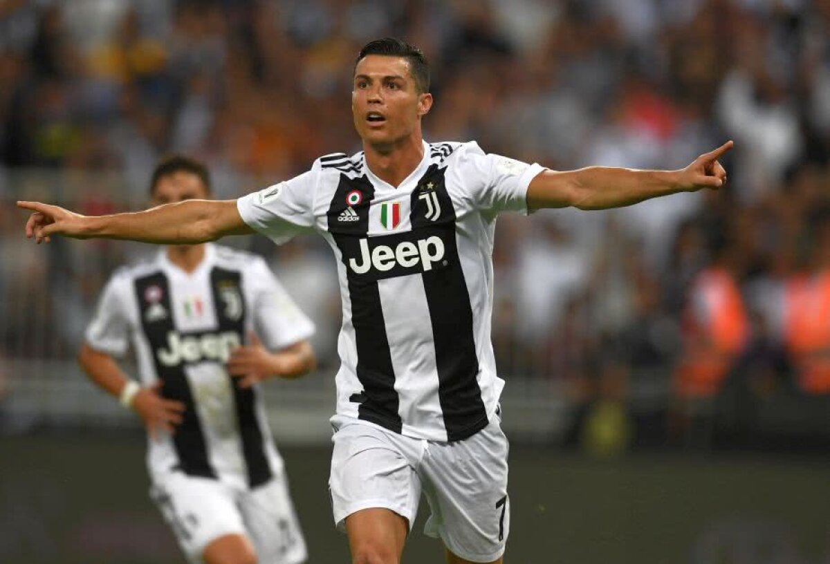 SUPERCUPA ITALIEI // FOTO » Juventus a câștigat Supercupa Italiei, 1-0 cu AC Milan » Cristiano Ronaldo a marcat și a cucerit primul trofeu în Italia!