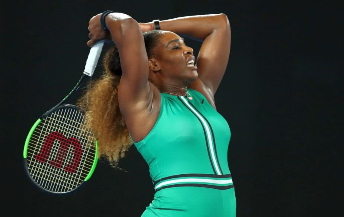 SERENA WILLIAMS LA AUSTRALIAN OPEN // VIDEO+FOTO Serena e în turul 3 la AO, tot mai aproape de un meci-șoc cu Simona Halep » Fanii i-au criticat din nou echipamentul: „Ar trebui interzisă!”