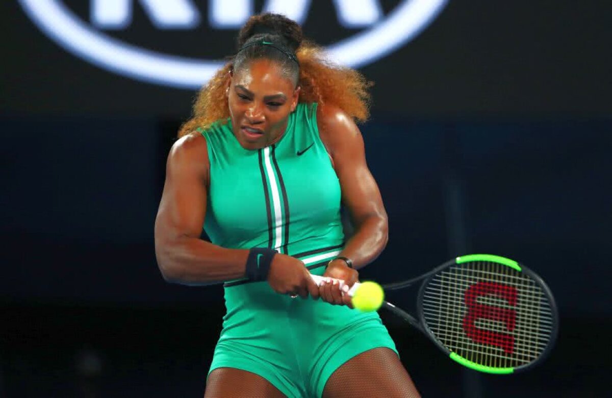 SERENA WILLIAMS LA AUSTRALIAN OPEN // VIDEO+FOTO Serena e în turul 3 la AO, tot mai aproape de un meci-șoc cu Simona Halep » Fanii i-au criticat din nou echipamentul: „Ar trebui interzisă!”