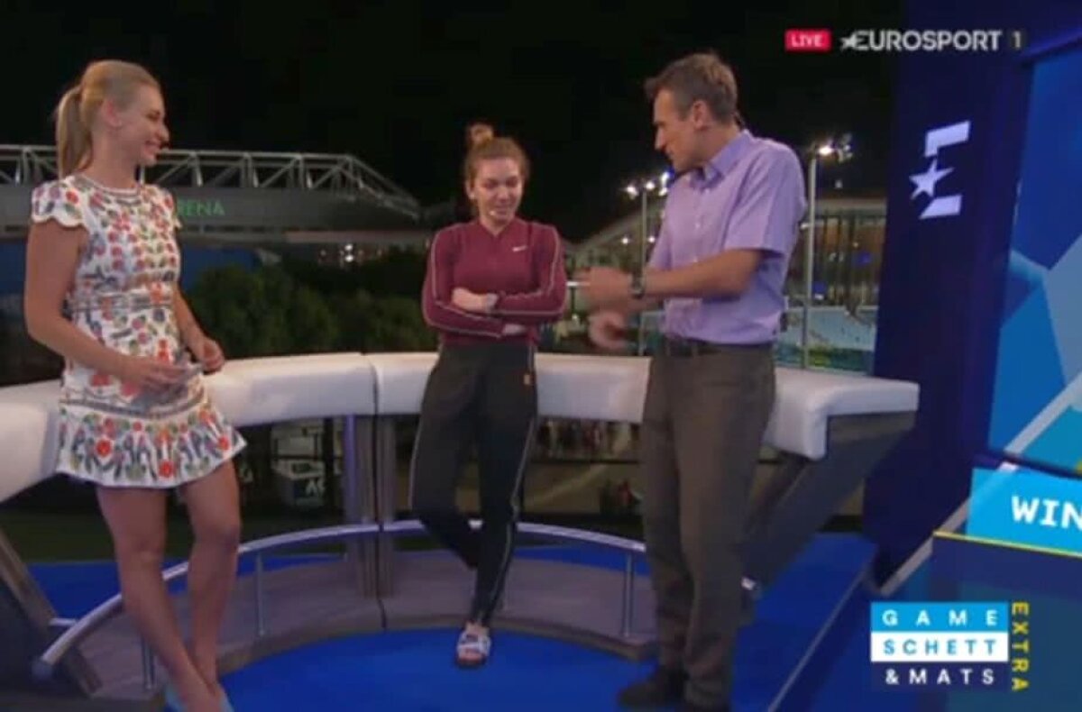 SIMONA HALEP - SOFIA KENIN / FOTO Simona Halep, față în față cu Barbara Schett și Mats Wilander » Momentul în care s-a pierdut cu Kenin: „Totul s-a schimbat după aceea”