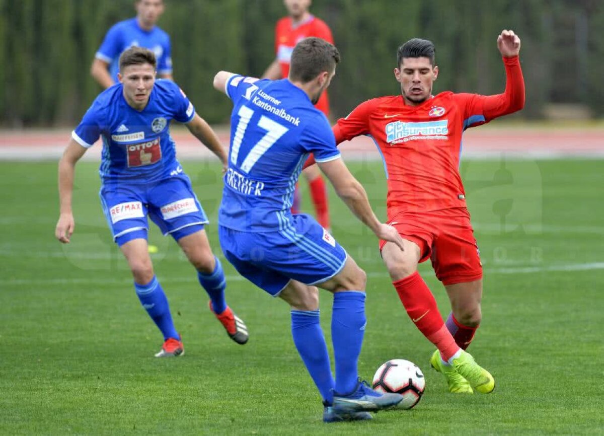 FCSB - FC LUCERNA 0-0 // VIDEO+FOTO FCSB blocată în primul amical al iernii, 0-0 cu Lucerna » Florinel Coman trage cu dinții să rămână titular