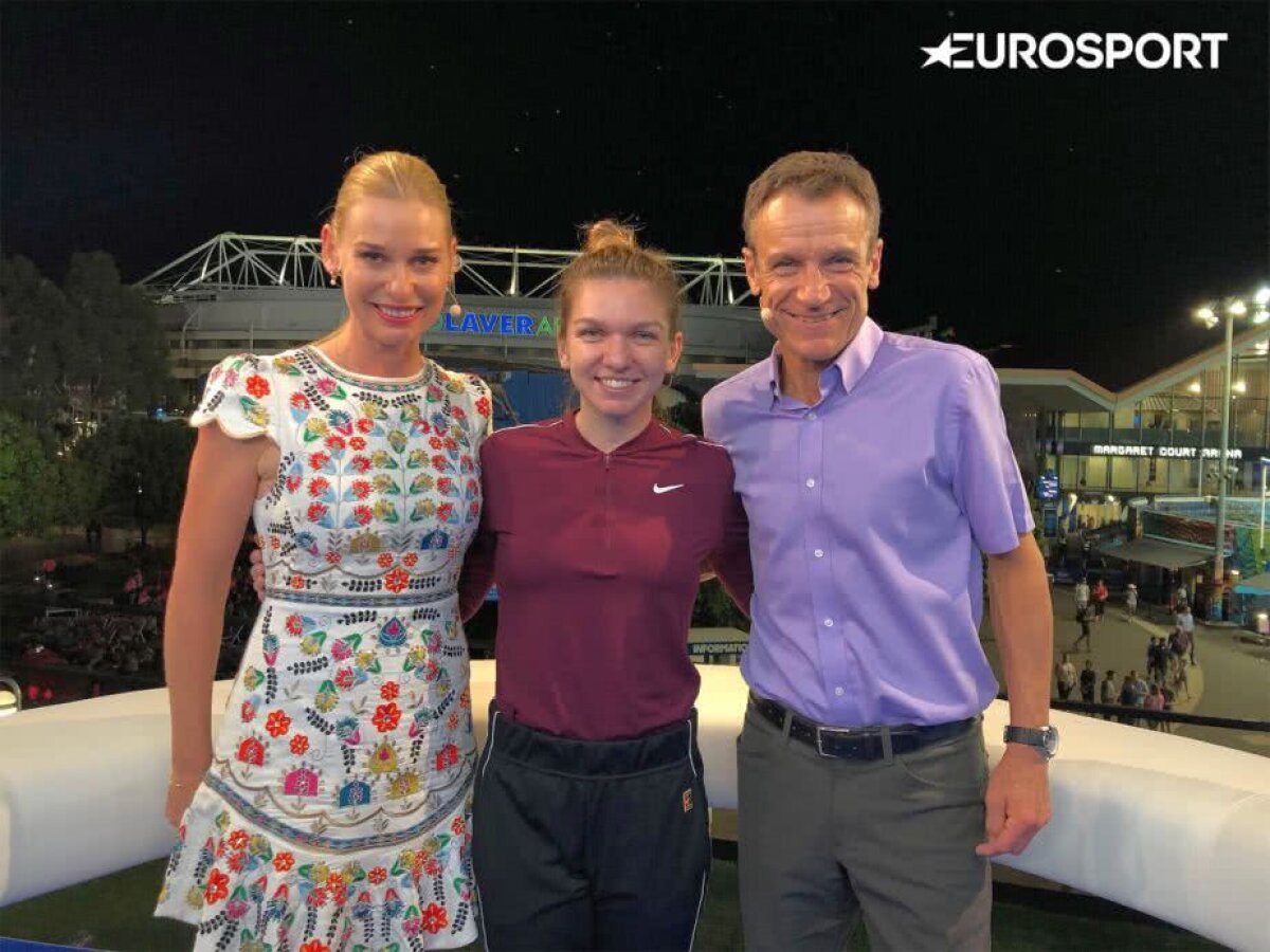 SIMONA HALEP - SOFIA KENIN / FOTO Simona Halep, față în față cu Barbara Schett și Mats Wilander » Momentul în care s-a pierdut cu Kenin: „Totul s-a schimbat după aceea”