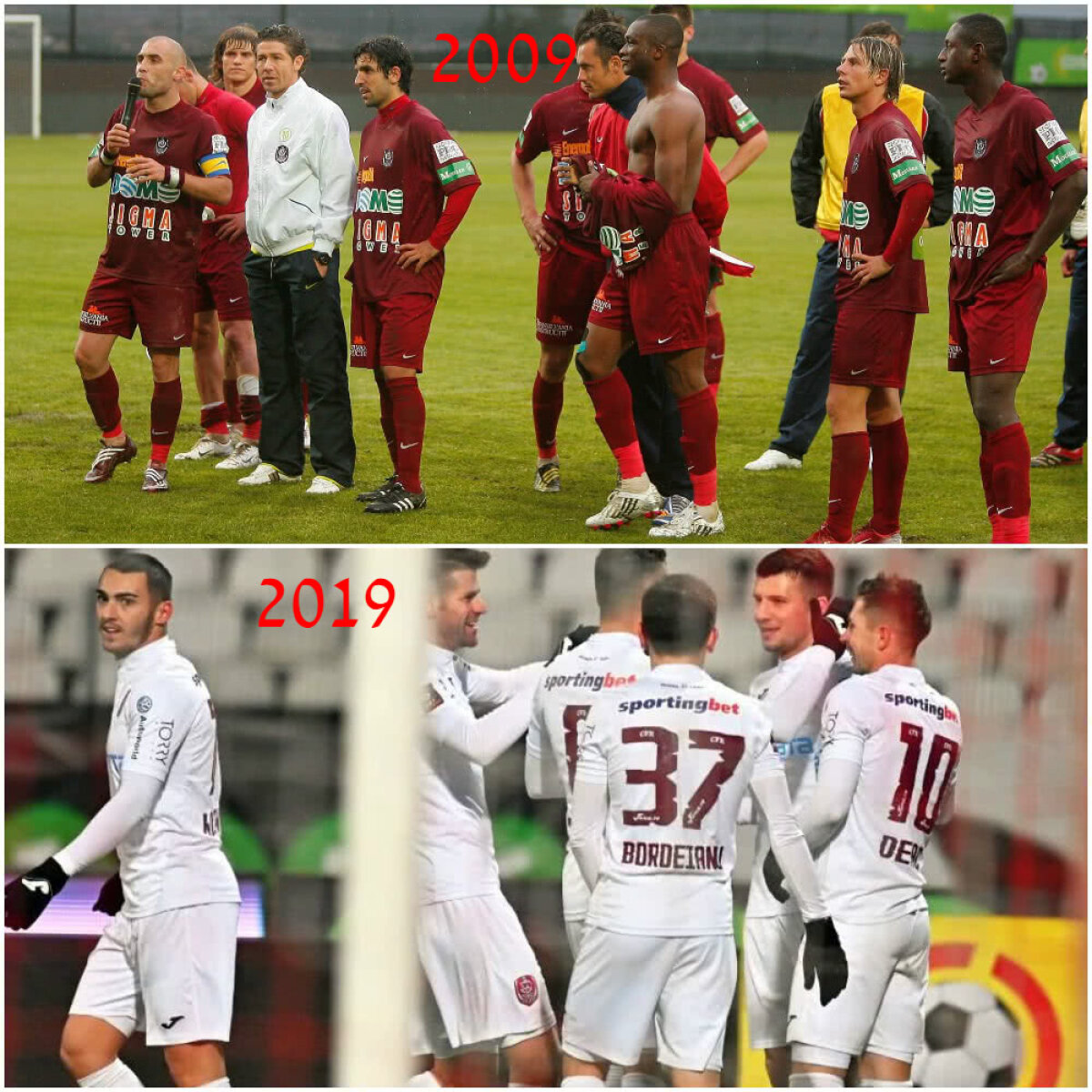 #10yearchallenge cu Liga 1 » De la FCSB nu e Steaua la "uite Craiova, iată Craiovele"