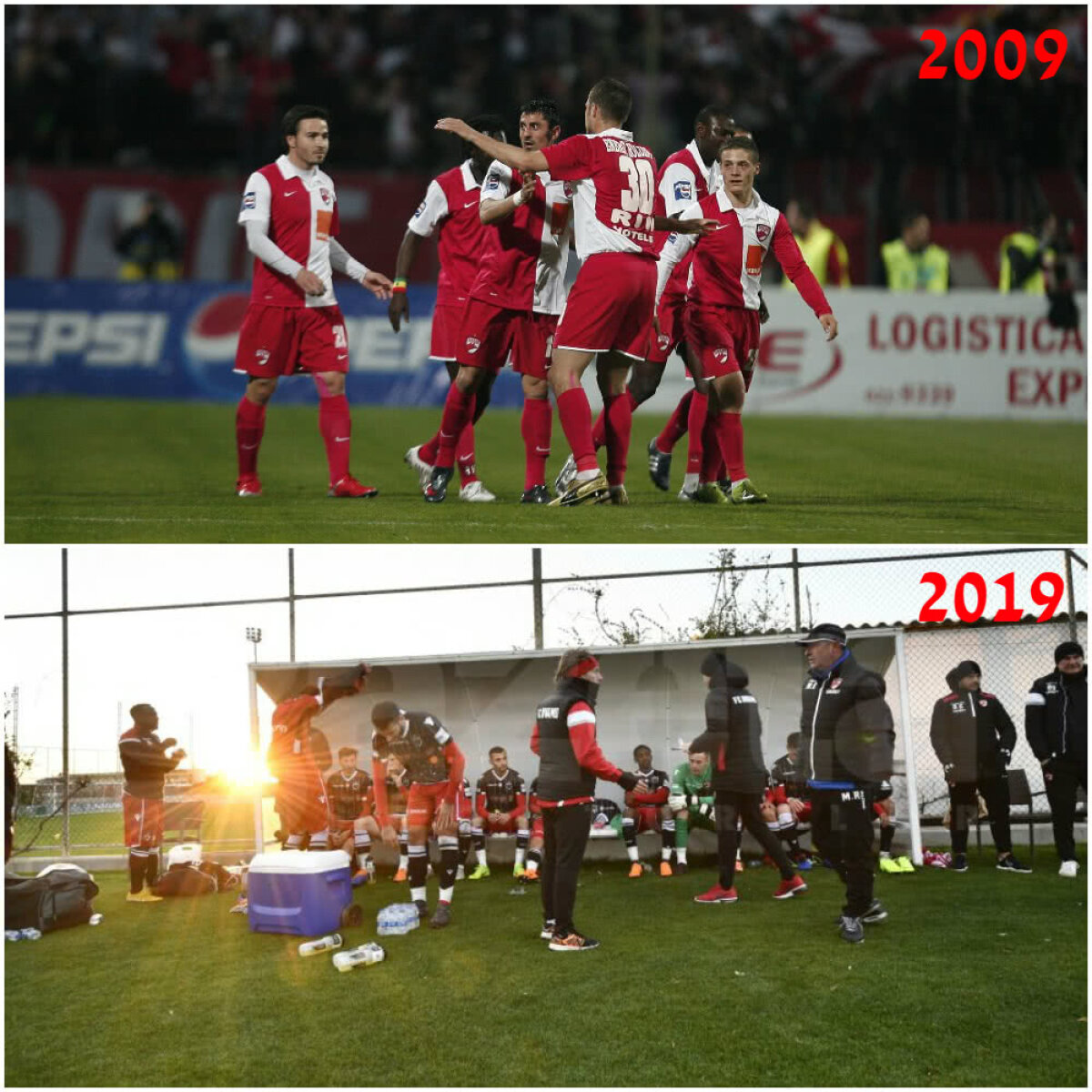 #10yearchallenge cu Liga 1 » De la FCSB nu e Steaua la "uite Craiova, iată Craiovele"