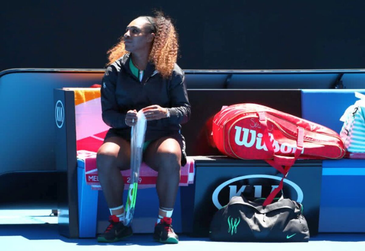 SIMONA HALEP - SERENA WILLIAMS // VIDEO Serena, Joc ÎNSPĂIMÂNTĂTOR: adversara a izbucnit în lacrimi! » Va juca mai departe cu Halep