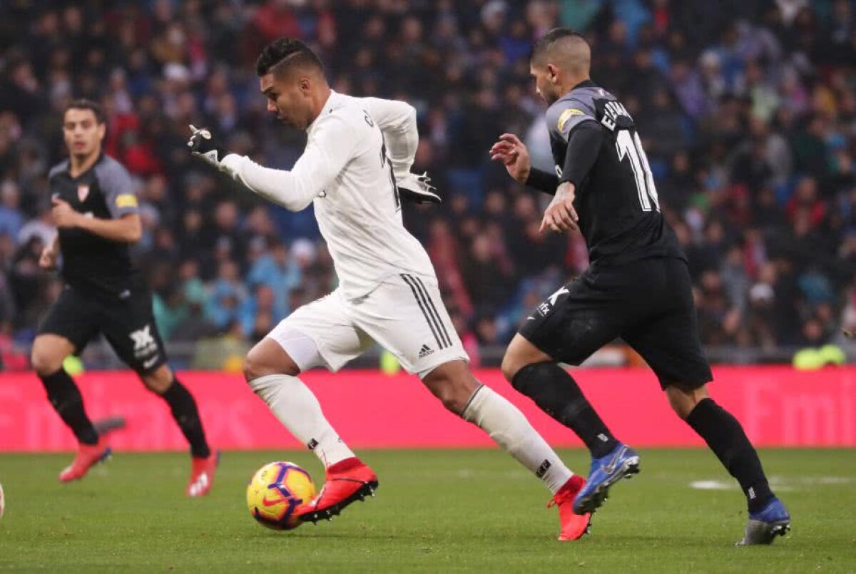  VIDEO + FOTO » Real Madrid - Sevilla 2-0 » Casemiro, cu un gol de generic, și Modric o duc pe Real Madrid pe podium