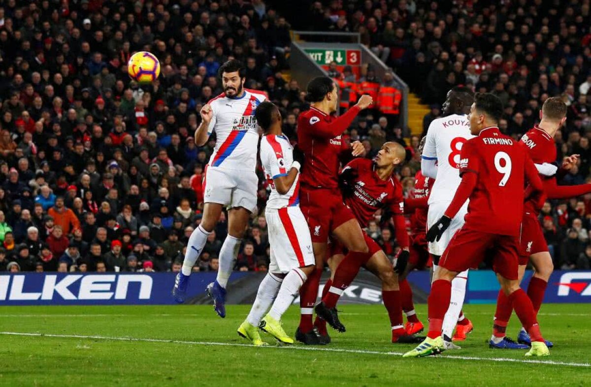 LIVERPOOL - CRYSTAL PALACE 4-3 // Liverpool și Crystal Palace au oferit un meci nebun în Premier League: 7 goluri, răsturnări de scor și o eliminare