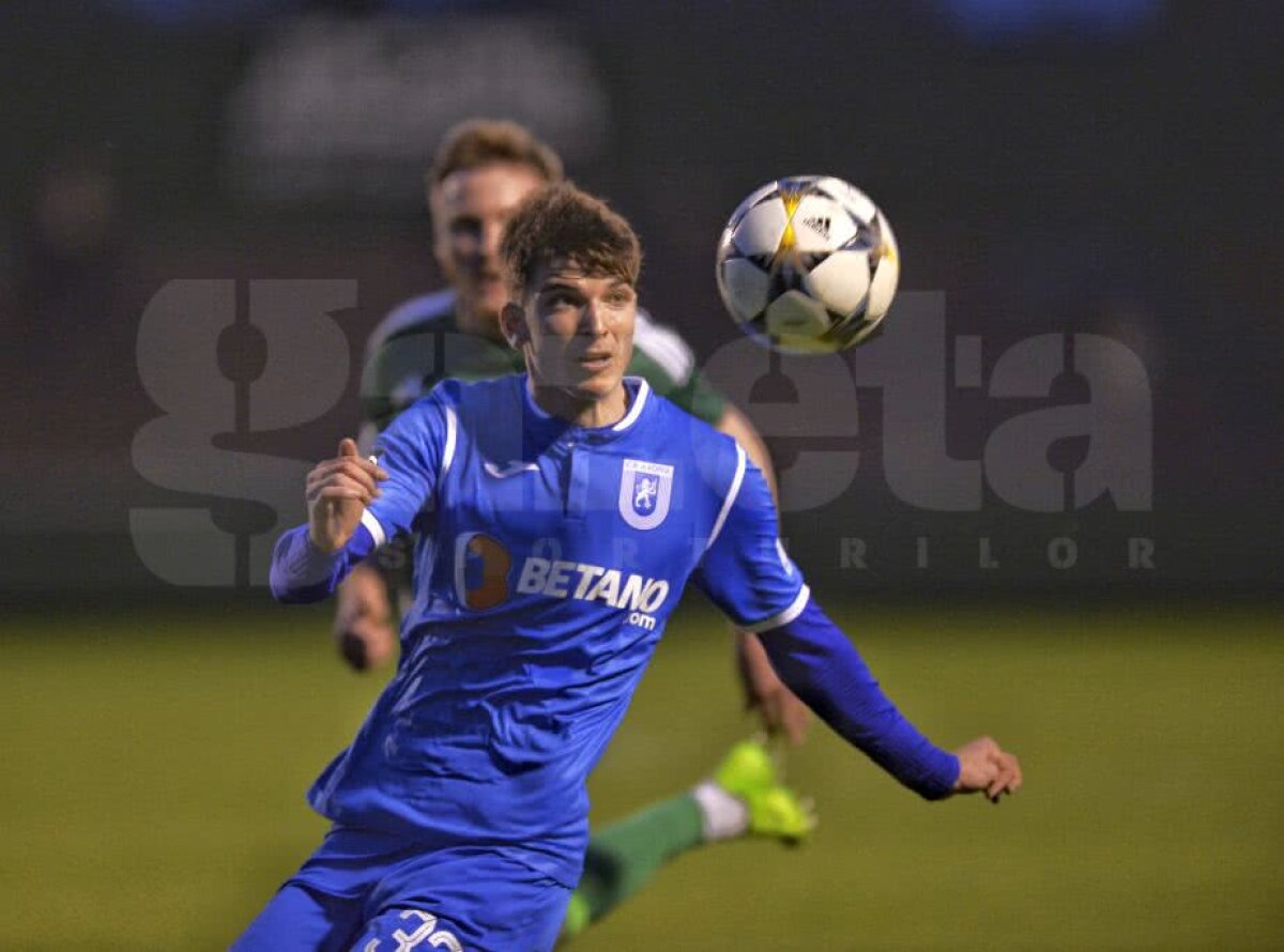 VIDEO + FOTO CSU Craiova, victorie la scor cu Vorskla Poltava! Andrei Cristea a marcat din nou