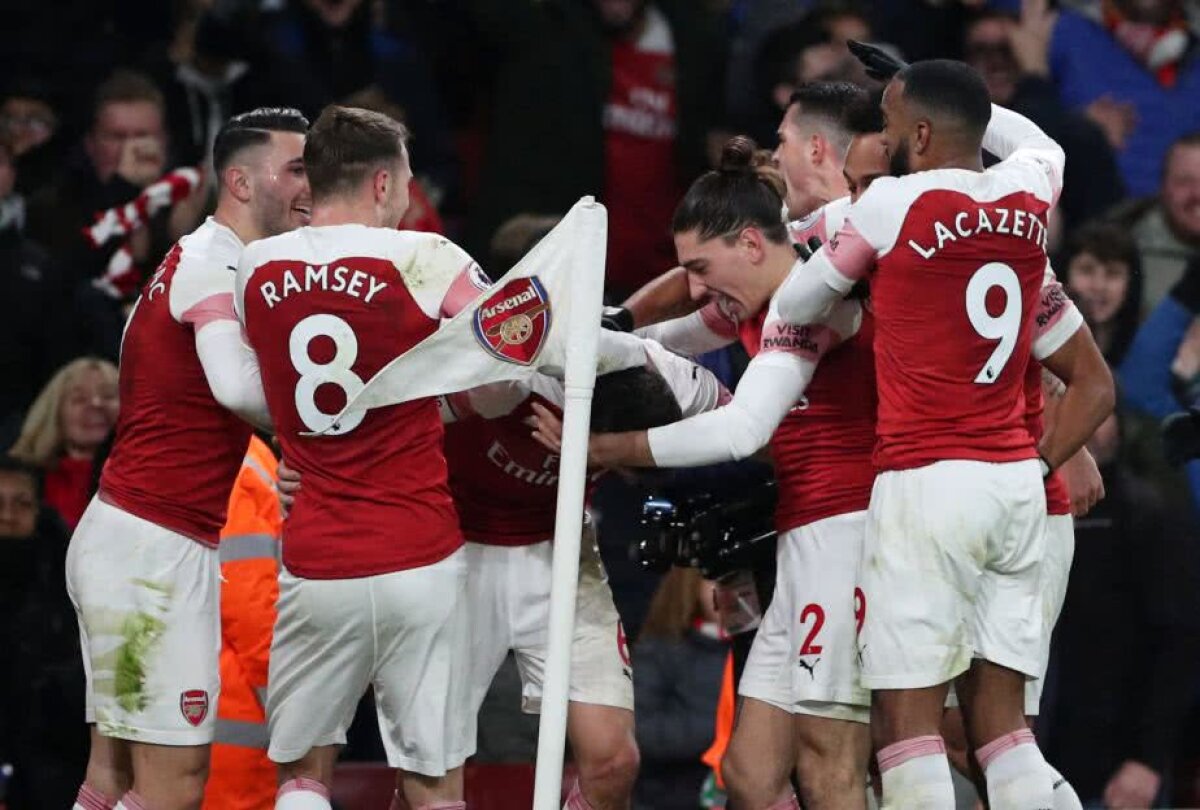 FOTO Arsenal - Chelsea 2-0 » Francezii Lacazette și Koscielny au decis Derby-ul Londrei