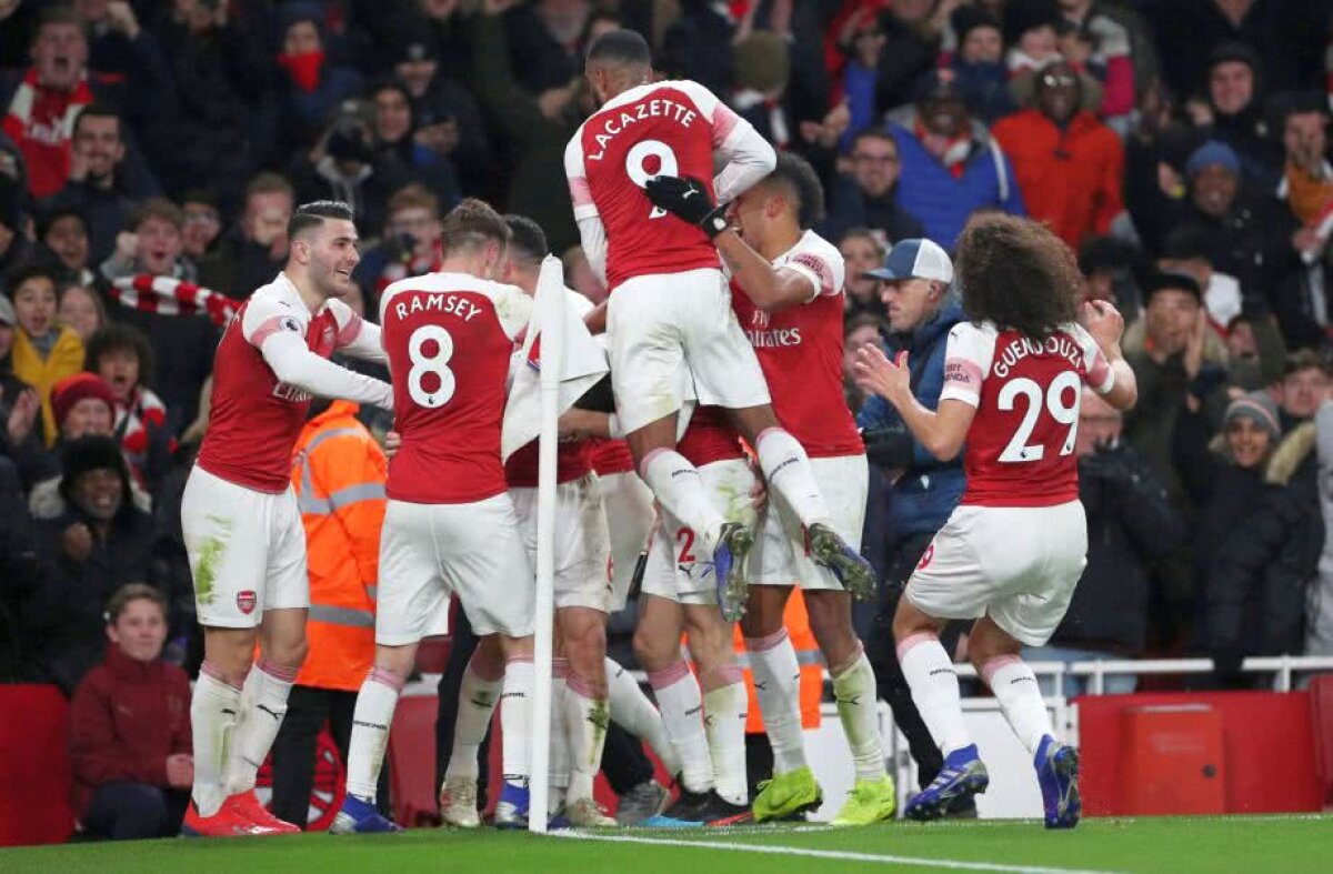 FOTO Arsenal - Chelsea 2-0 » Francezii Lacazette și Koscielny au decis Derby-ul Londrei