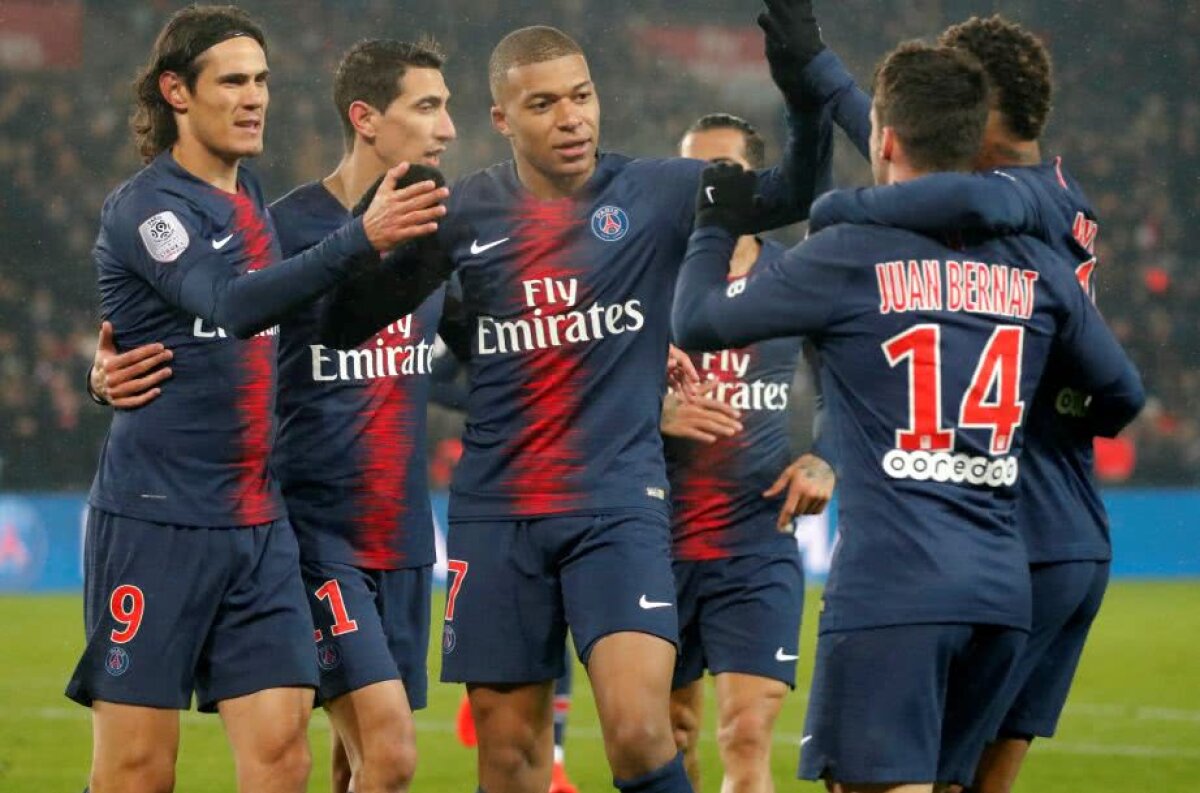 FOTO PSG, fără milă pentru Guingamp! Neymar, Cavani și Mbappe au făcut show și s-au întrecut în goluri 
