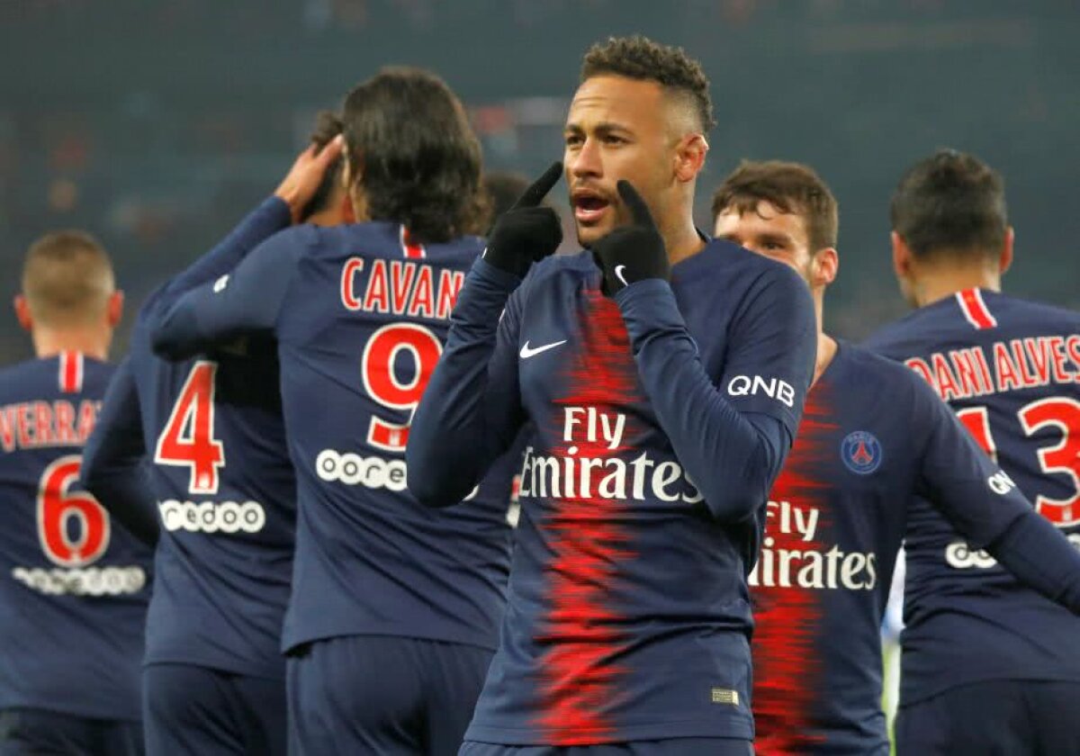 FOTO PSG, fără milă pentru Guingamp! Neymar, Cavani și Mbappe au făcut show și s-au întrecut în goluri 