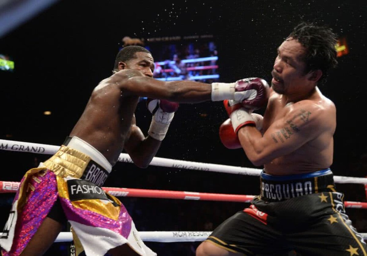 FOTO Pacquiao - Mayweather // Manny Pacquiao vrea revanșa! Filipinezul și-a apărat centura WBA și l-a provocat din nou pe Mayweather: „Să-i spuneți lui Floyd să revină în ring”