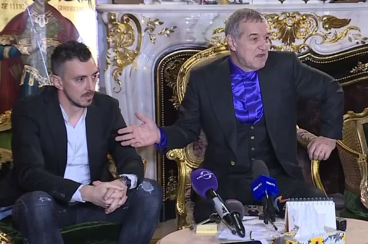 IOAN HORA LA FCSB // VIDEO+FOTO Gigi Becali a prezentat noul transfer de la FCSB! S-a ridicat în timpul conferinței pentru a-i face un cadou: „Ca să-ți poarte noroc!” » Primele declarații ale jucătorului 