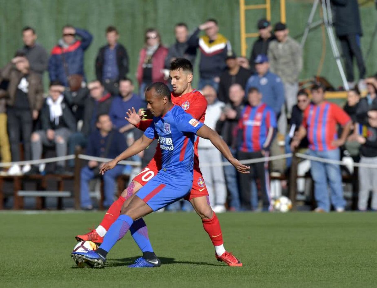 FCSB - SHANGHAI SHENHUA 2-2 // VIDEO + FOTO Echipa lui Teja, fără victorie! Florin Tănase a ratat penalty și chinezii au dat două goluri în 3 minute